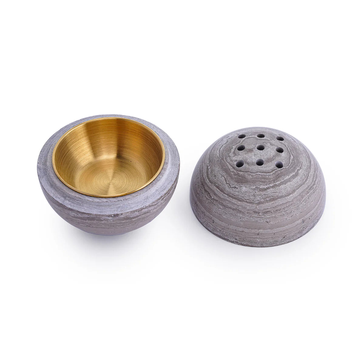 SPHERE ATHENS GREY INSCENCE BURNER