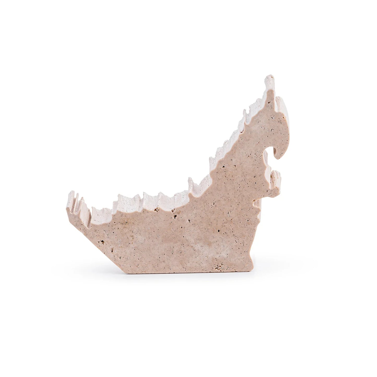 UAE LOVE (BEIGE TRAVERTINE) DÉCOR OBJECT