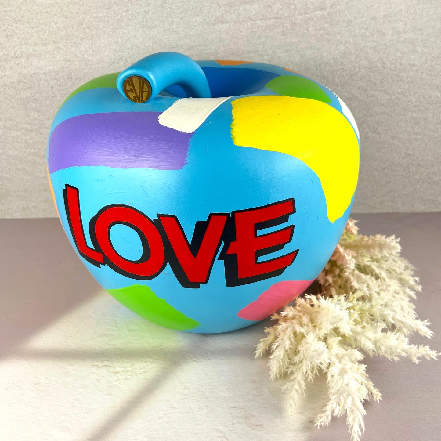 EVA/POP-ART TOSH - APPLE SHAPED MONEYBOX BIG