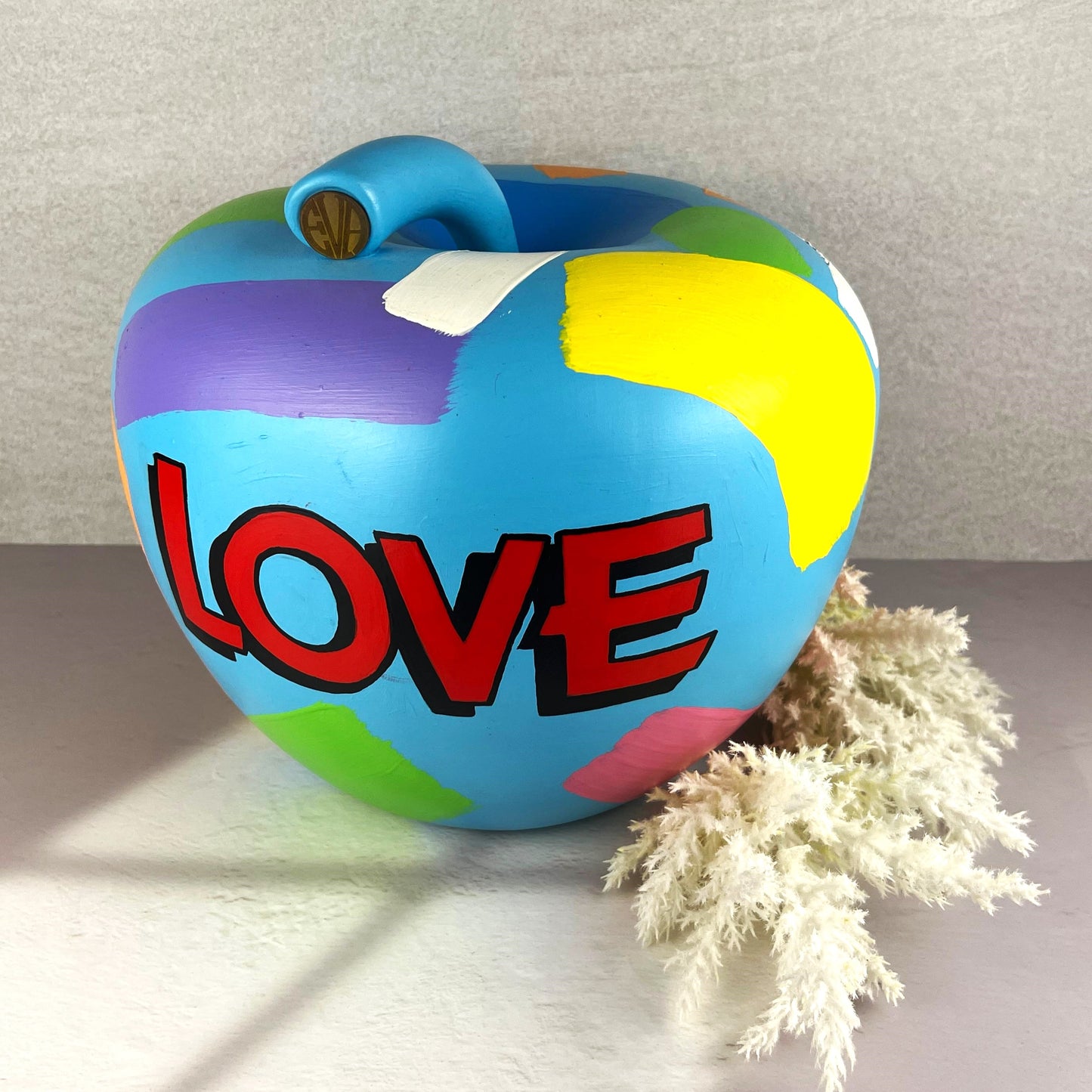 EVA/POP-ART TOSH - APPLE SHAPED MONEYBOX BIG