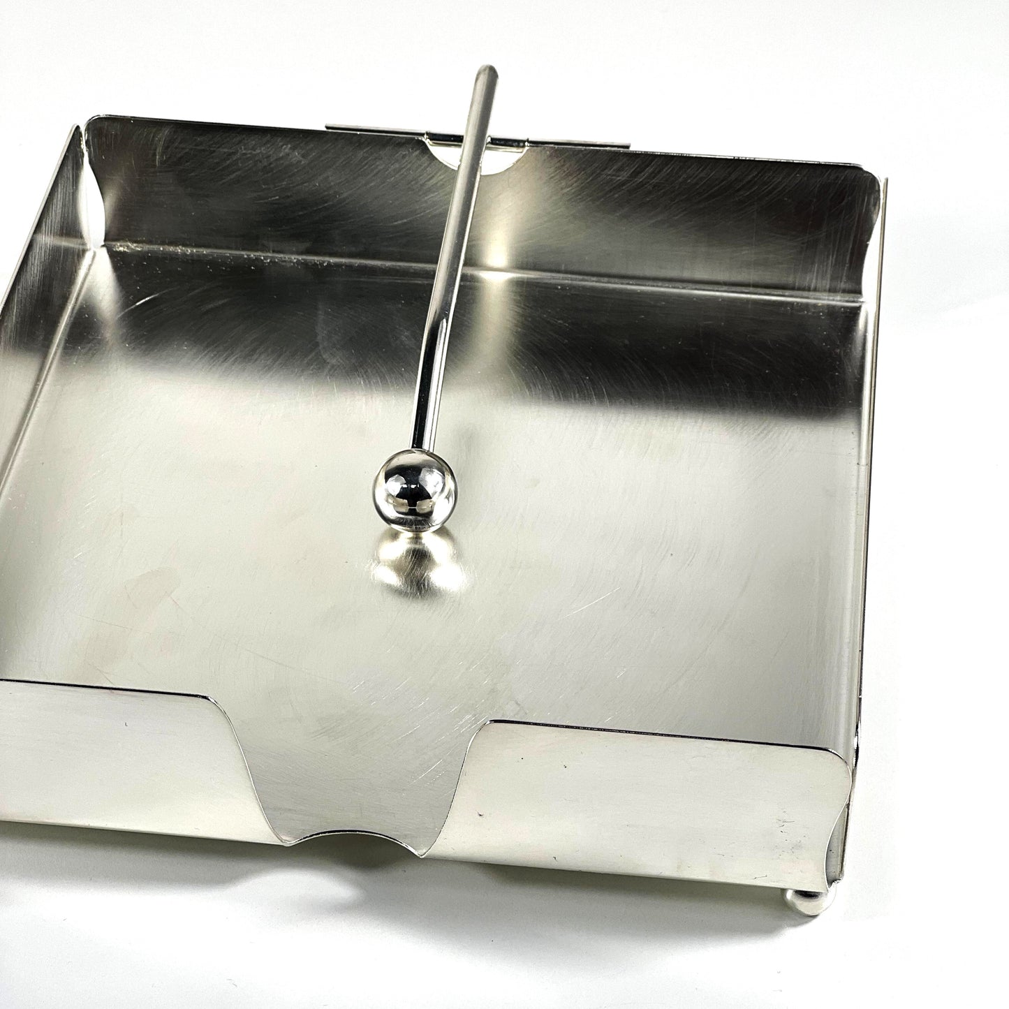 LARGE NAPKIN TRAY SILVER