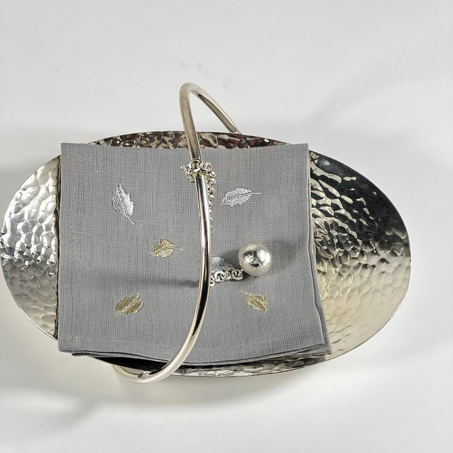ELEGANT NAPKIN HOLDER SILVER