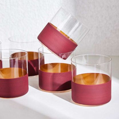 WHISKY GLASS - REDElevate your drinking experience with our Whisky Glass in Red, the perfect blend of elegance and functionality. Designed with a modern aesthetic, this glass featuresGlass
