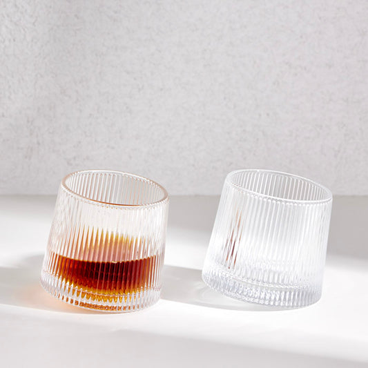 ROTATING GLASS TUMBLER PANE