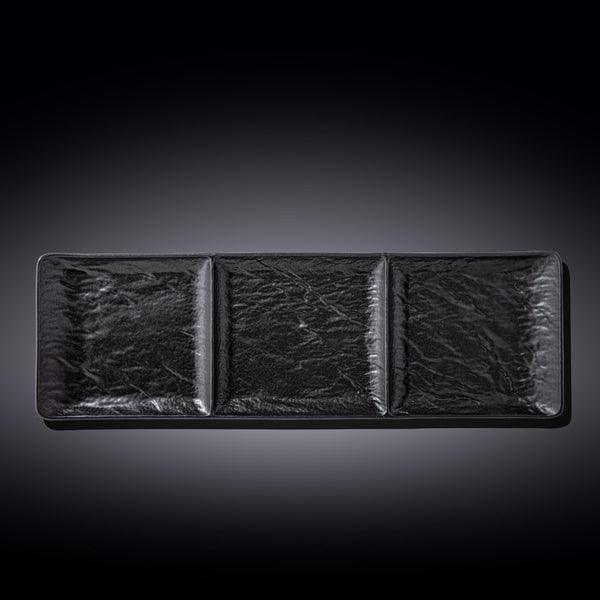 RECTANGULAR 3 SECTION DISH 16" X 5" | 40.5 X 13 CM-WL-661136/A