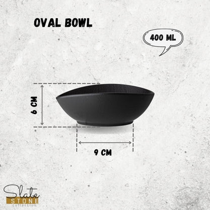 OVAL BOWL 7.5" X 6" X 2.5" | 19 X 15 X 6 CM-WL-661119/A