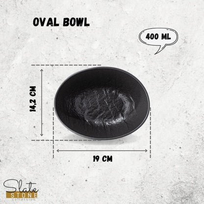 OVAL BOWL 7.5" X 6" X 2.5" | 19 X 15 X 6 CM-WL-661119/A