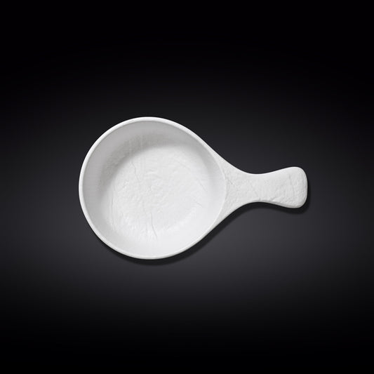BAKING DISH WITH HANDLE 9.5" X 6" | 24 X 15 CM/ White WL-661539/A