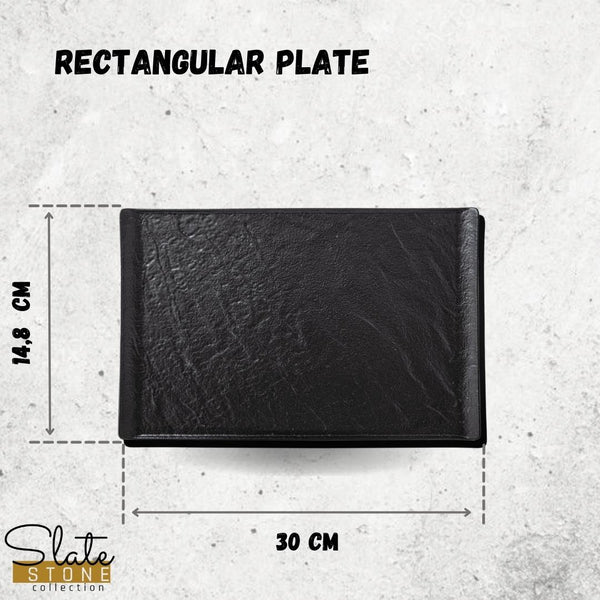 RECTANGULAR PLATE  11.5" X 5.75" | 29.5 X 14.5 CM-WL-661109/A