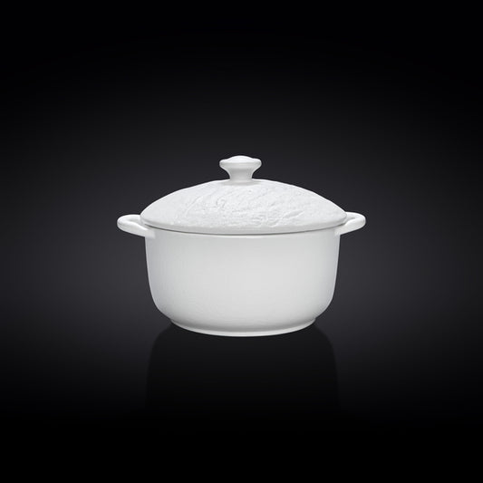 POT WITH LID 7" X 4.25" | 18 X 11 CM 20 FL OZ | 600 WL-661540 A