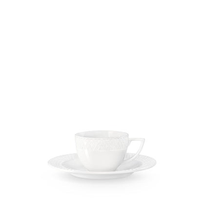 COFFEE CUP & SAUCER3 FL OZ | 90 ML SET OF 6 -WL-880107/6C