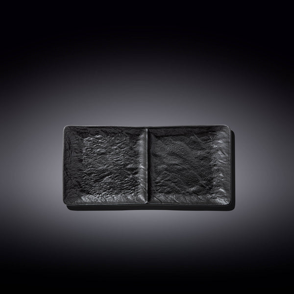 RECTANGULAR 2 SECTION DISH 10.5" X 5" | 27 X 13 WL-661135/A