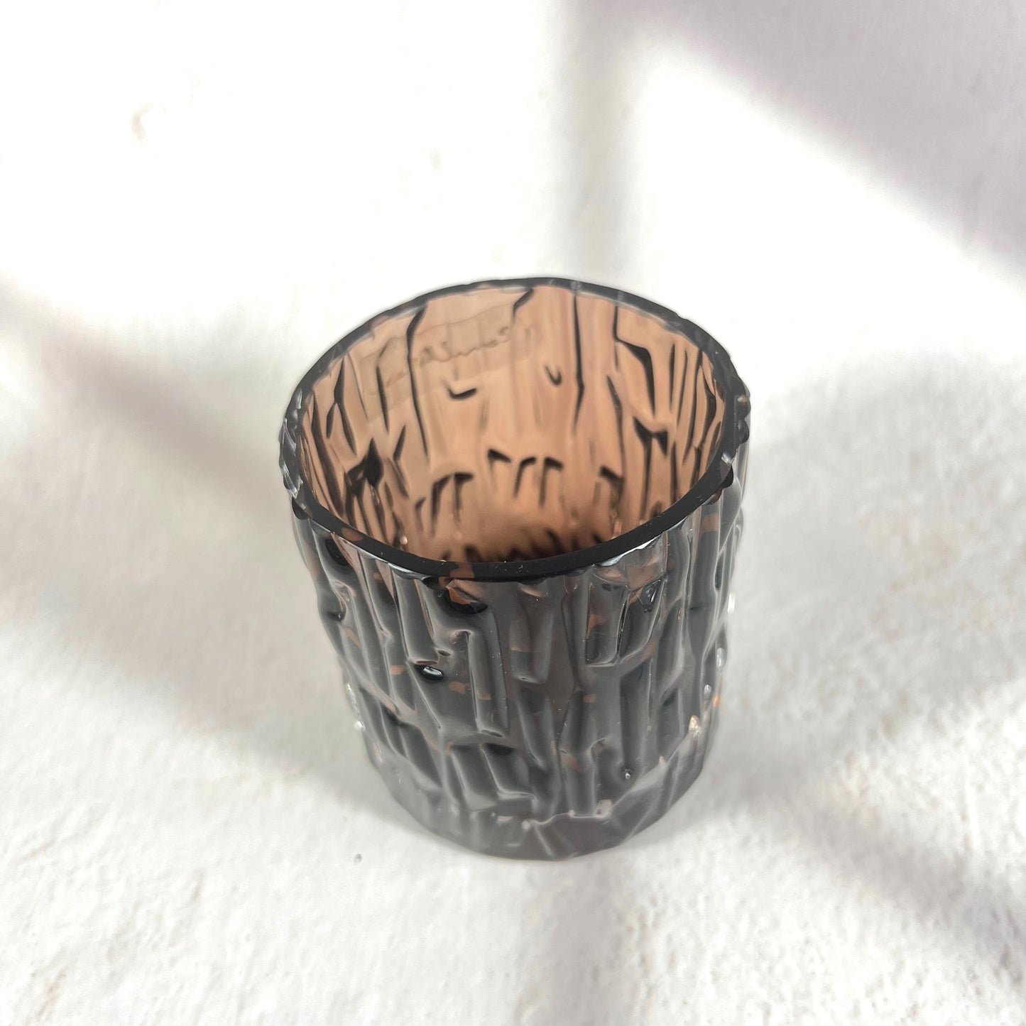 SHELL CARAMEL GLASS 7CM