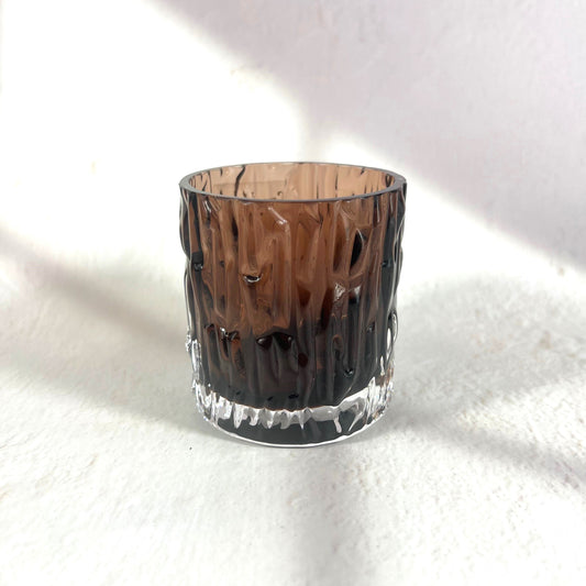 SHELL CARAMEL GLASS 7CM
