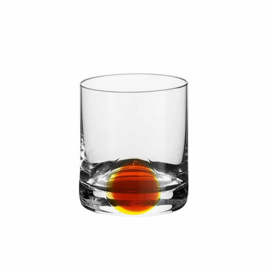 DOT WHISKEY GLASS CORAL