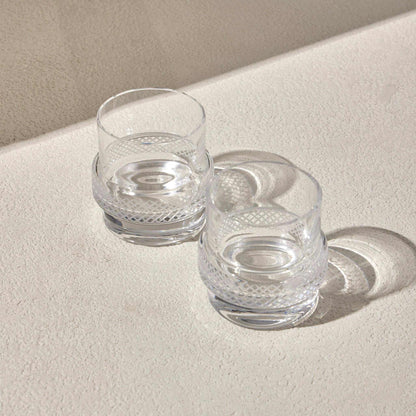 TWINKLE WHISKEY GLASS SET OF 2Enhance your whiskey-drinking experience with the Whiskey Glass, designed to bring a unique touch of sophistication to your collection. Featuring a cleverly crafted Glass