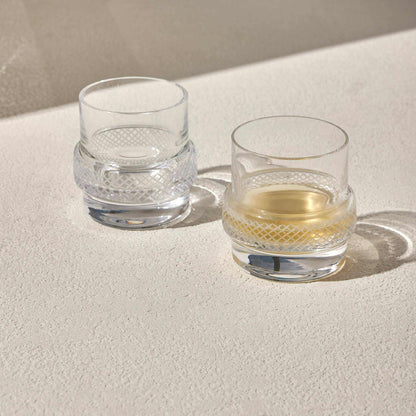 TWINKLE WHISKEY GLASS SET OF 2Enhance your whiskey-drinking experience with the Whiskey Glass, designed to bring a unique touch of sophistication to your collection. Featuring a cleverly crafted Glass