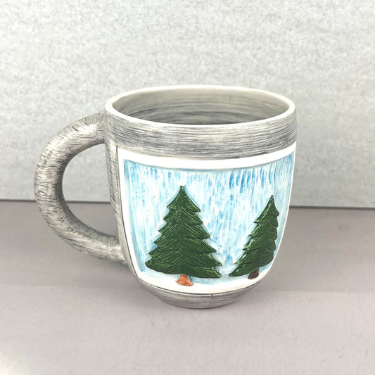 PAIN CORN ANIMATION HANDMADE CERAMIC MUG