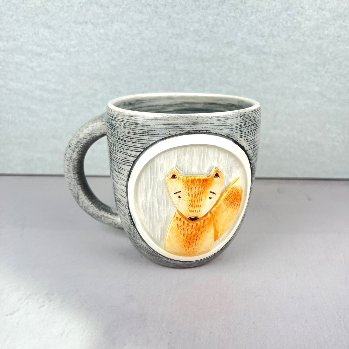 THE LITTLE PRINCE FOX ANIMATION HANDMADE CERAMIC MUG