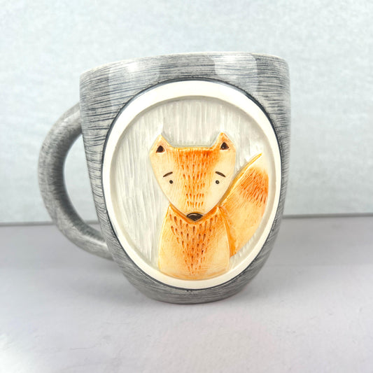 THE LITTLE PRINCE FOX ANIMATION HANDMADE CERAMIC MUG