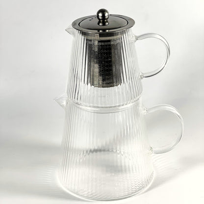 LINE KETTLE 1200ML & TEA POT600ML /SET OF 2