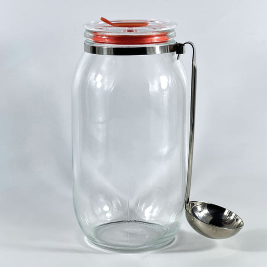 Z5 GLASS JAR 2L W SPOON SET 2 PCS