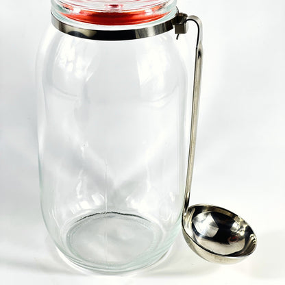 Z5 GLASS JAR 2L W SPOON SET 2 PCS