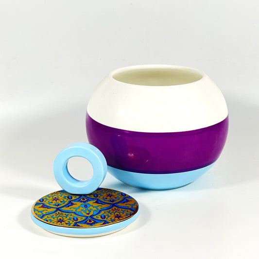 CERAMIC JAR K1 - PURPLE