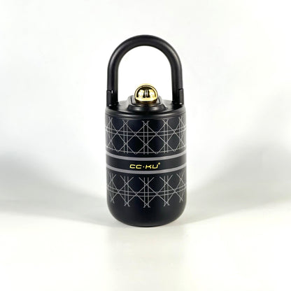 VACUUM FLASK, 400ML STAINLESS STEEL/BLACK