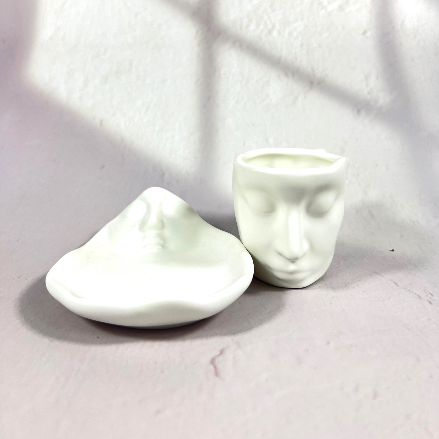 CERAMIC KISS ESPRESSO CUP/WHITE