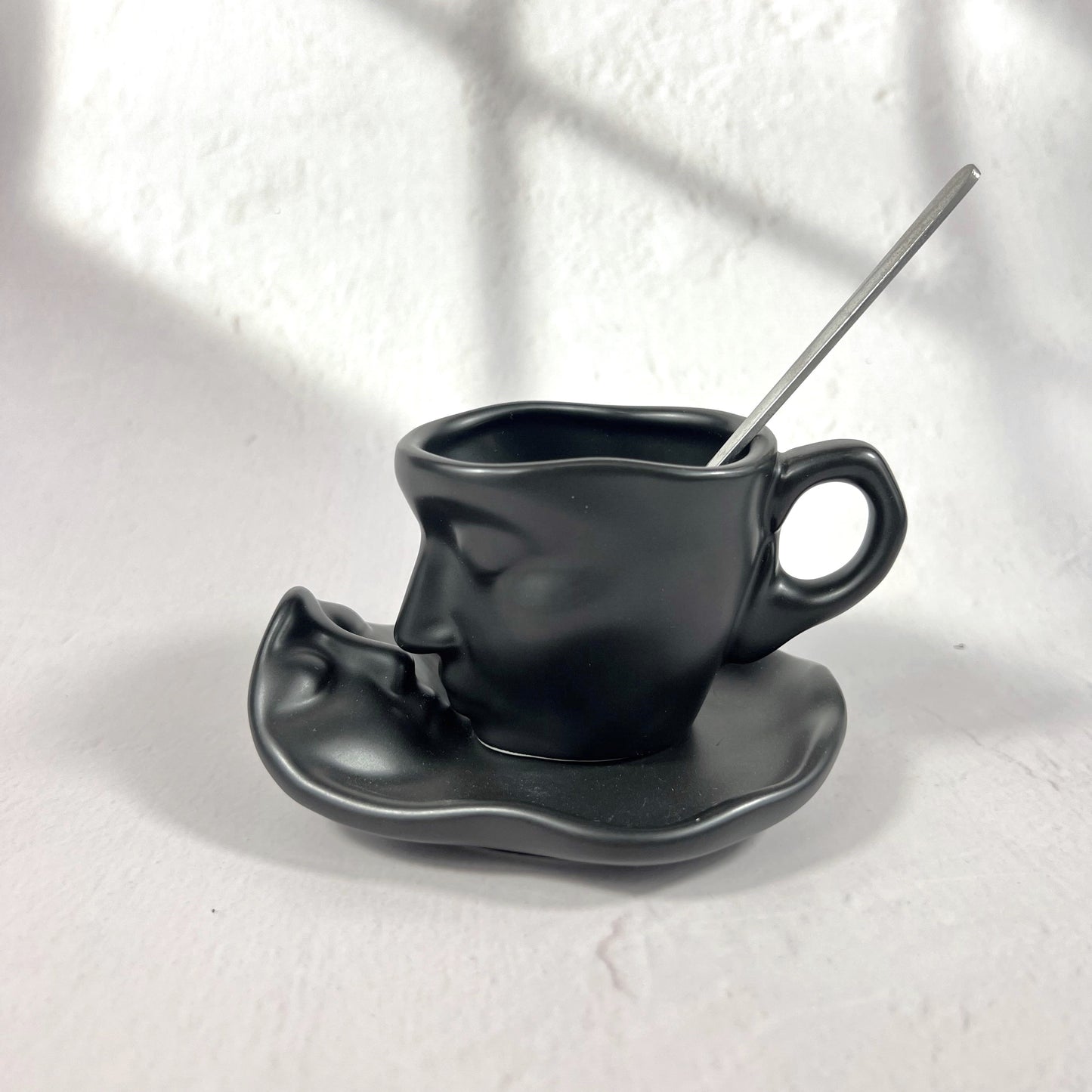CERAMIC KISS ESPRESSO CUP/BLACK