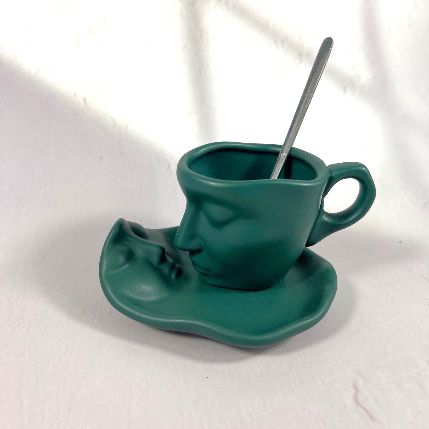 CERAMIC KISS ESPRESSO CUP/GREEN