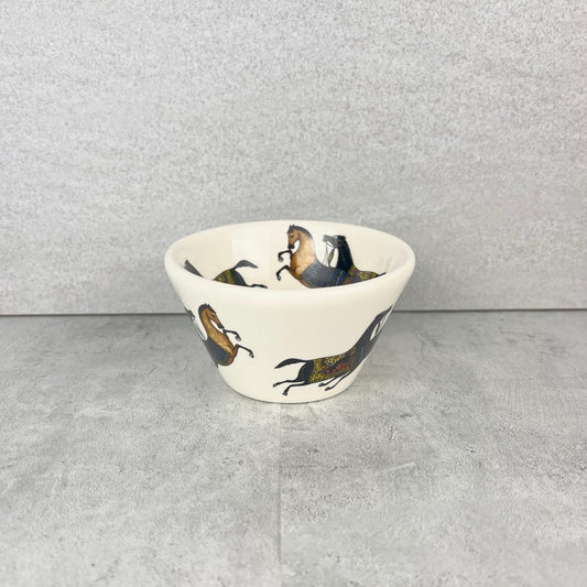 GOLD PLATED HORSE BOWL