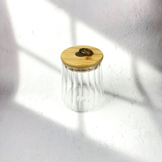 JAPANESE STYLE SEALED GLASS SET OF 2