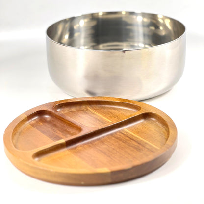 SEALED STAINLESS STEEL FRUIT PLATE