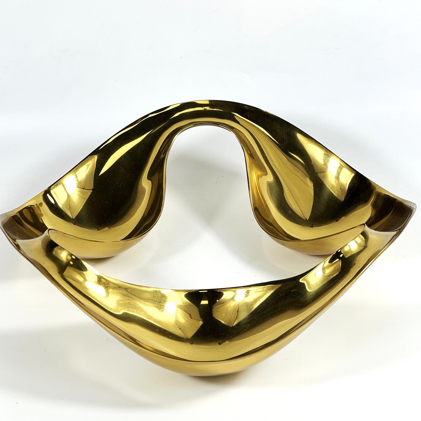 IRREGULAR GOLDEN FRUIT BOWL