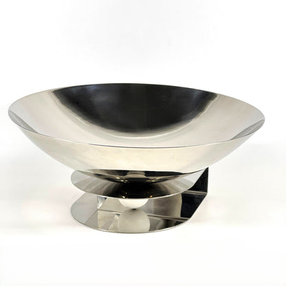 LUXURY METAL HALF ROUND VERTICAL FRUIT BOWL