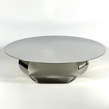 MODERN STAINLESS STEEL SILVER MIRROR SERVING TRAY