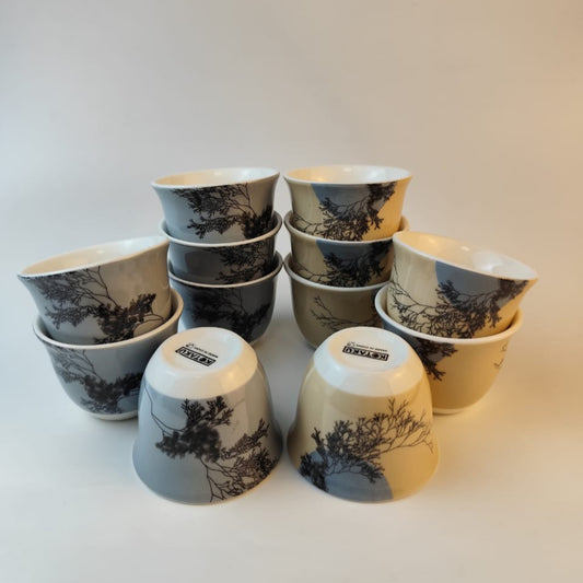 BLUE COFFEE CUP SET OF 12