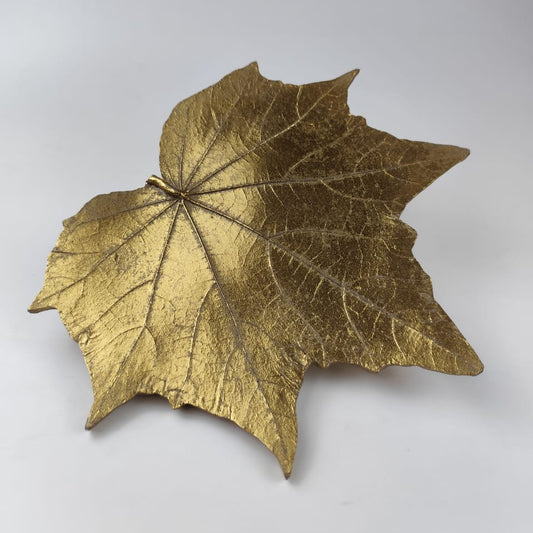 GOLDEN LEAVES PLATE