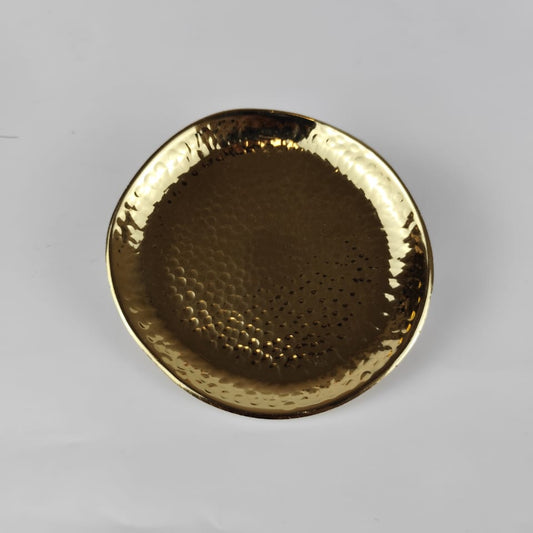 GOLDEN ROUND PLATE