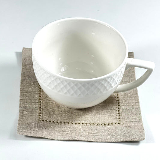 HEMSTICH NATRUL LINEN COCKTAIL NAPKIN