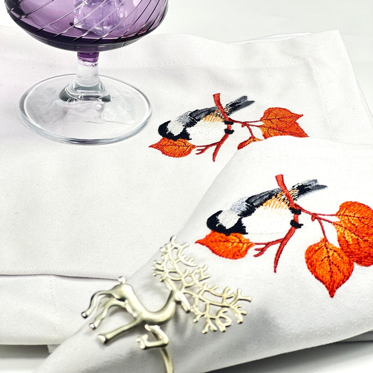 BETA WHITE PLACEMAT/NAPKIN SET