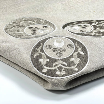 CHINTEMANI BEIGE-NATURAL LINEN RUNNER