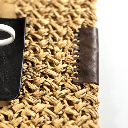 SQUARE BASE W/RIGONNI SKIN NATURAL PLACEMAT 42X42CM