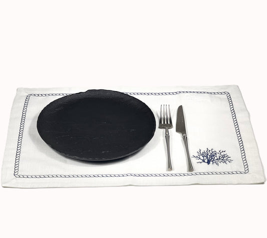 CORALINE 2 PCS PLACEMAT NAVY SET OF 2 32X48CM