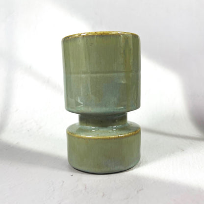 CHRISTA CANDLE HOLDER GREEN 14CM