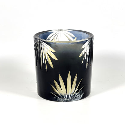 RETRO CANDLE HOLDER 10 CM SMOKE