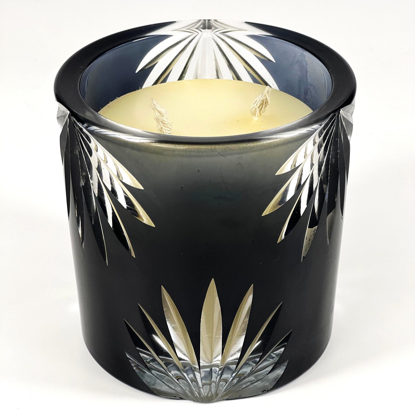 RETRO CANDLE HOLDER 10 CM SMOKE