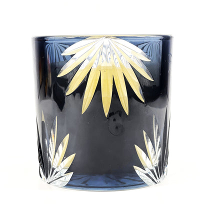 RETRO CANDLE HOLDER 10 CM SMOKE